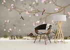 3d Flowers Birds B694 Business Wallpaper Wall Mural Self-adhesive Commerce Amy