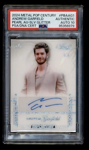 2024 Leaf Metal Pop Century Andrew Garfield Silver Glitter Pearl Auto 1/3 PSA 10 - Picture 1 of 2