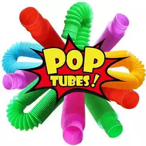 24Pack Pop Tubes Sensory Toys, Fidgets Toys & Party Toys for Kids - Picture 1 of 5
