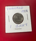 1988 THAILAND ONE BAHT COIN - NICE WORLD COIN