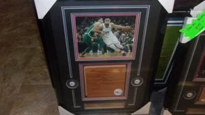 Ben Simmons Philadelphia 76ers Signed Floorboard w 8x10 Photo FRAMED COA - Picture 1 of 2