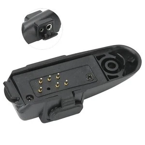 Walkie Talkie Headset 3.5mm 2.5mm Audio Adapter For BF-9700 BF-A58 BF-UV9R Black - Zdjęcie 1 z 14