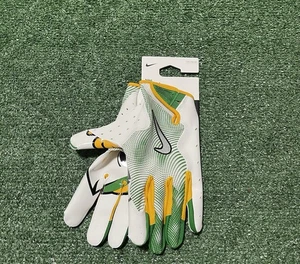 Guanti da calcio Nike Vapor Jet 8.0 Oregon Ducks bianchi taglia 3XL - Foto 1 di 6