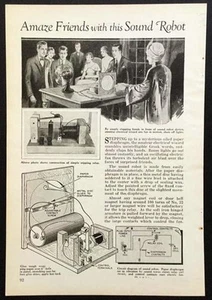 Magic Clapper 1935 HowTo Build PLANS “Amaze Your Friends with the Sound Robot” - Picture 1 of 1
