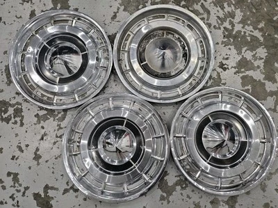 1960 Buick LeSabre Invicta Wheel Hub Caps GM OEM Set Of 4 - Image 1 of 4
