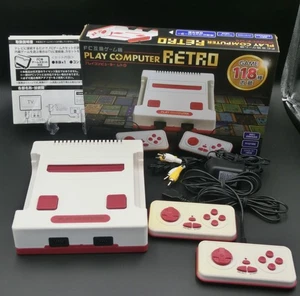 Famicom Compatible Console 118 Built-in Games Plays Famicom Cartridges Tested - Picture 1 of 19