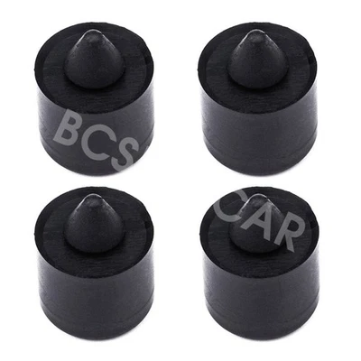 Juego de parachoques exterior de goma Fit Ford serie F 1997-2014 W705903S300 4 piezas negro Foto 1 de 4