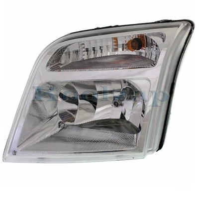 For 2010-2013 Transit Connect Front Left Headlight Amber & Clear Plastic V — 第 1/4 张图片