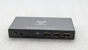 DiamondTiger KVM Switch 2x DisplayPort 8K @60hz, 4k @144hz DP 1.4 3x USB Geräte - Bild 1 von 4
