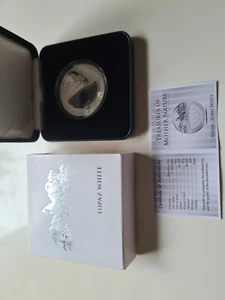 1 Dollar in Silber (20g), PP - TOPAZ WHITE - FIDSCHI 2012 - Bild 1 von 3