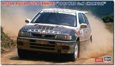 Hasegawa 1/24 Nissan Pulsar GTI-R RNN14 1992 WRC Gr.N Champion Plastic Model Kit - Immagine 1 di 4