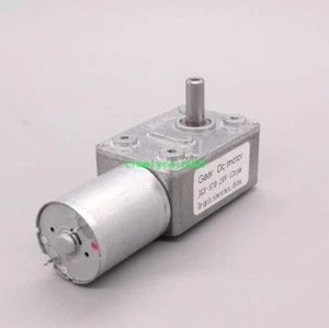 Motor de engranajes turbo gusano JGY370 6V 12 V 24 V caja de engranajes de metal completa turbina de par grande - Imagen 1 de 12