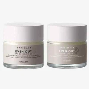 Oriflame Sweden OPTIMALS Even Out Day Cream & Night Cream SPF20 50 ml - Picture 1 of 8