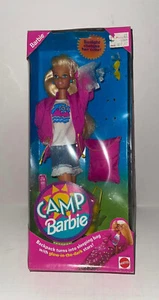 1993 Camp Barbie Puppe 11074 Schlafsack Glow in the Dark Stars NEU versiegelter Karton - Bild 1 von 10