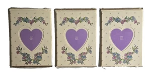 Lot 3 Pkgs Current 1984 From the Heart Picture Photo Frame 6 Cards Hearts New - Picture 1 of 4