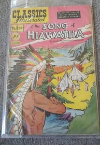 Classics Illustrated  #57 1st EDITION - The Song of Hiawatha. Comic 10 Cent. - Picture 1 of 3