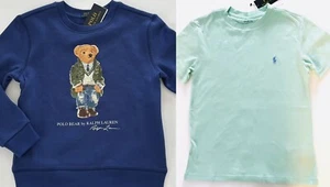 NWT, Boys POLO RALPH LAUREN Set of 2. Polo Bear Sweatshirt + T-Shirt. L(14-16) - Picture 1 of 3