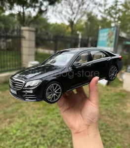 NOREV 1/18 Scale For Mercedes-Benz S450L W222 Black Diecast Car Model Toy Gift - Picture 1 of 7