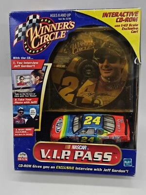 Hasbro Winner Circle Jeff Gordon Interactive CD Rom Nascar VIP Pass 1/43 Diecast - Image 1 of 4