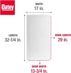 Oatey ® 34044 Plastic Access Panel, 14" W x 29" L, White - Picture 1 of 9