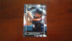 1992 LEAF GOLD  LEAF ROOKIES # BC-9 EDDIE TAUBENSEE  BASEBALL CARD