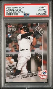 PSA 10 - 2017 Topps Now AARON JUDGE RC HR DERBY #HRD2 Yankees (QTY AVAIL) - Picture 1 of 2