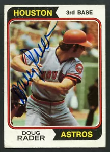 Doug Rader #395 signed autograph auto 1974 Topps Baseball Trading Card - Picture 1 of 1