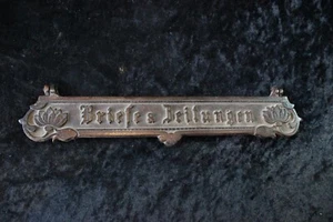 Wunderschöne Briefkastenklappe Türklappe jugendstill Postkasten Massiv Eisen - Bild 1 von 3