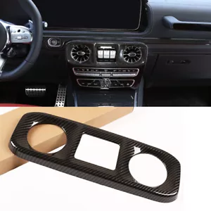 Fibra de carbono ABS Centro de ventilación de aire Salida Panel Trim para Benz G Class W463 2019-22 - Imagen 1 de 8