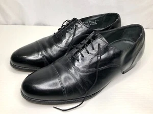 Hanover Herren Runde Kappe Zehe Schnürschuhe Elegant Schuhe Schwarz Größe US 8,5 D 570102103 - Bild 1 von 14