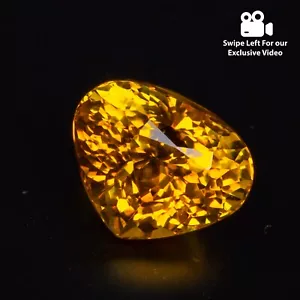 1,54 CT Leuchtend! Goldbraun 100 % natürlicher Mali Granat aus Mali - Bild 1 von 5