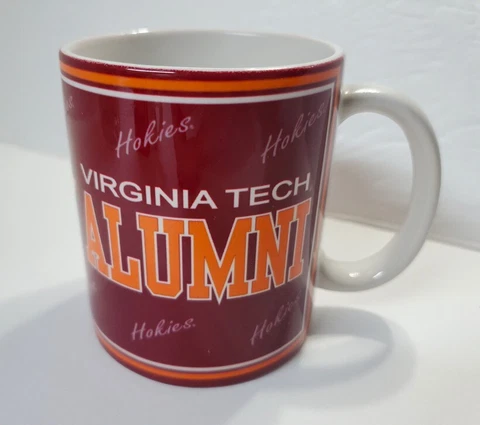 New VIRGINIA TECH ALUMNI VT Hokies Coffee Mug Cup Blacksburg VA Cover
