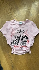 Rosa T-Shirt von Bershka, Größe S - Bild 1 von 3