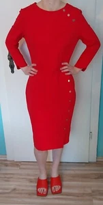 PHASE EIGHT formendes Kleid rot, Gr. 38 Viskosemischung, neuwertig - Bild 1 von 4