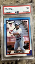 1990 Topps Kirby Puckett #700 Minnesota Twins HOF PSA 9 MINT