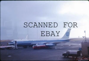 July 1962 Hawaii Pan Am Jet Airplane N761PA Clipper Frienship KODACHROME SLIDE - Picture 1 of 1