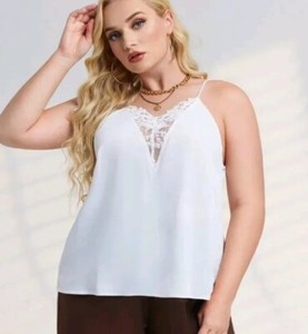 Camisoles White Plus Size Tops u0026 Shirts for Women for sale | eBay