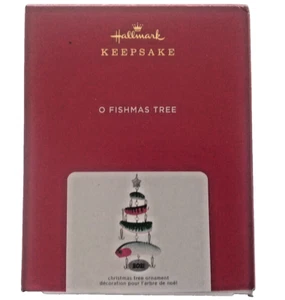Hallmark Keepsake O Fishmas Tree 2021 Baumform mit Angelködern - Bild 1 von 4