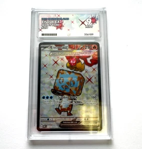 Eiscue EX Secret Rare 2023 Obsidian Flames #210 ACE 9 w/ Special ACE Label - Picture 1 of 2