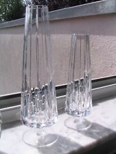 1 Paar Nachtmann Vasen Blumenvase Bleikristall Handarbeit 60er Jahre