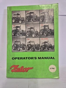 Zetor operators manual - Picture 1 of 2