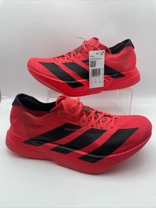 Adidas Adizero Adios Pro 4 Black Red Running Shoes Carbon UK 8 EU 42 New - Picture 1 of 6