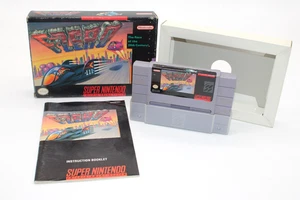 F-Zero (SNES, 1991 Super Nintendo) mit Box, Handbuch, Tray & Staubhülle - Bild 1 von 8