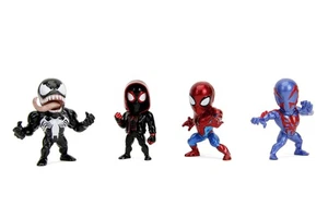 Jada Marvel Spiderman Metal Wave 1 Pop Culture Collectible Figures 4 Pack - 2.5 - Picture 1 of 6