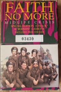 Faith No More – Midlife Crisis 1992 London Records Cassette Numbered & Sticker - Picture 1 of 12