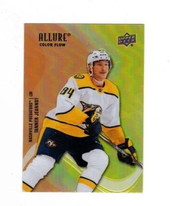 2022-23 Upper Deck Allure Color Flow Orange Yellow #SF29 Tanner Jeannot - Picture 1 of 2