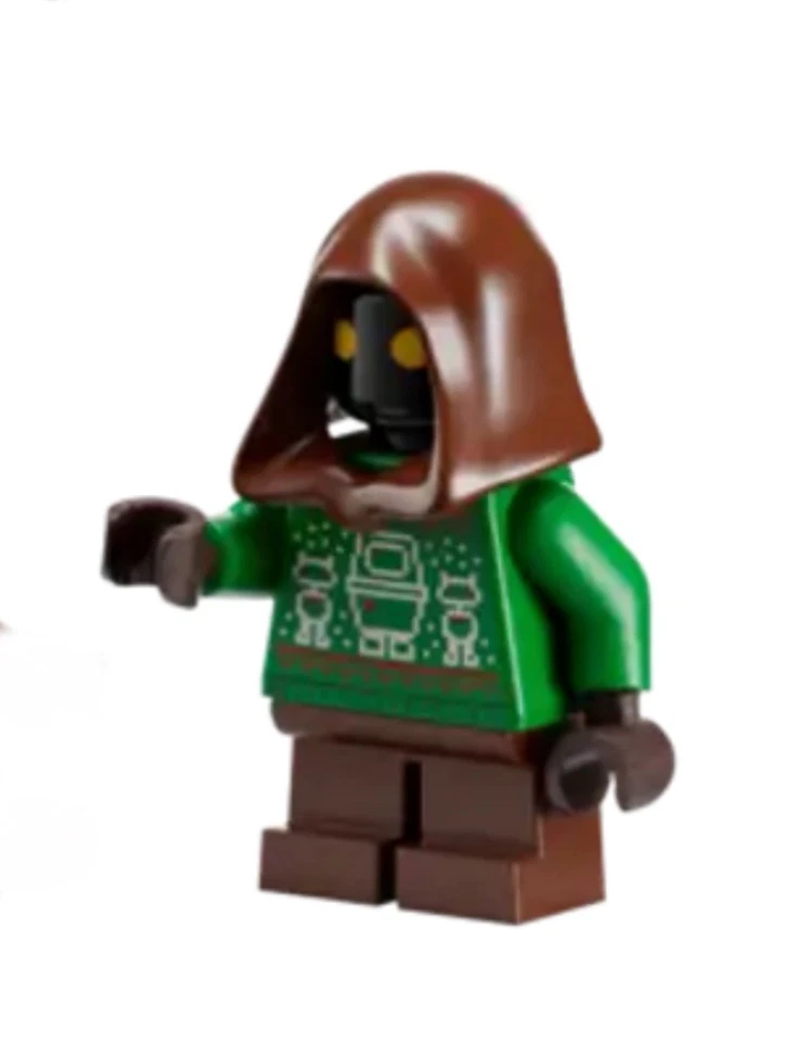 LEGO 75418 Star Wars Minifigura Jawa Minifigura Camisa Verde Navidad Foto 1 de 1
