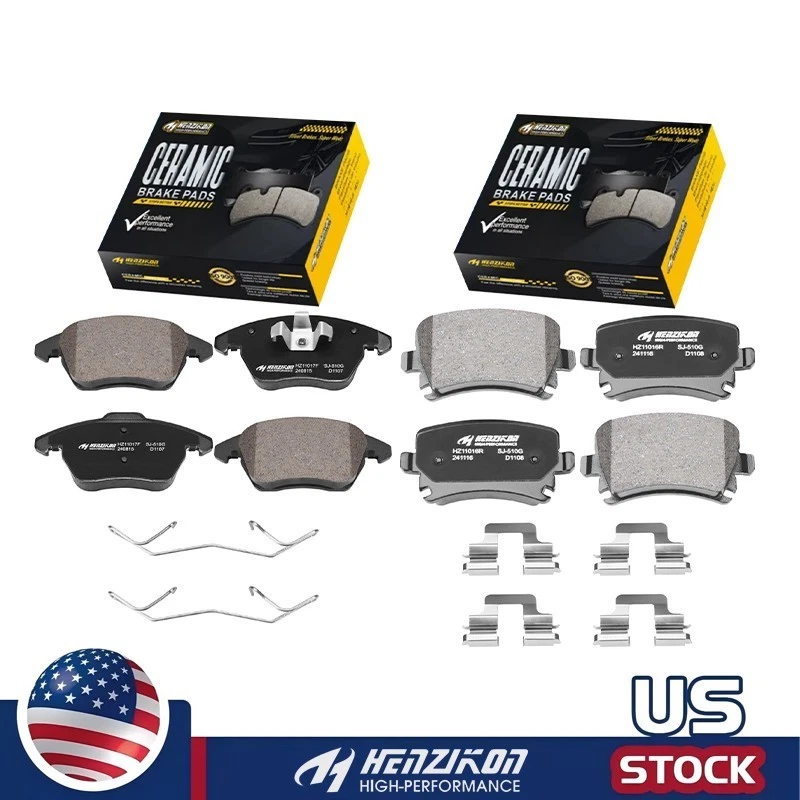 Juego completo de frenos cerámicos delanteros y traseros para Audi A3 Quattro 2006-2010 Foto 1 de 3