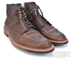 ALDEN x J CREW Solid Brown Leather Mens Shoes Indy Boots w/ Box - 13 B/D - Picture 1 of 10