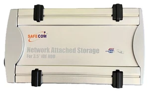Safecom NAS Network Attached Storage IDE HDD Enclosure Ethernet USB 3.5” NSUR - Picture 1 of 8